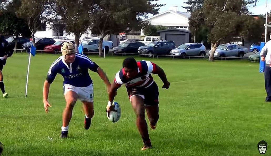 WATCH: Waisake Naholo's kid brother Kini scores 6 tries in one half of rugby