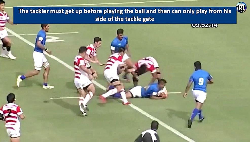 FOOTAGE: Real world examples of the New ruck laws in action