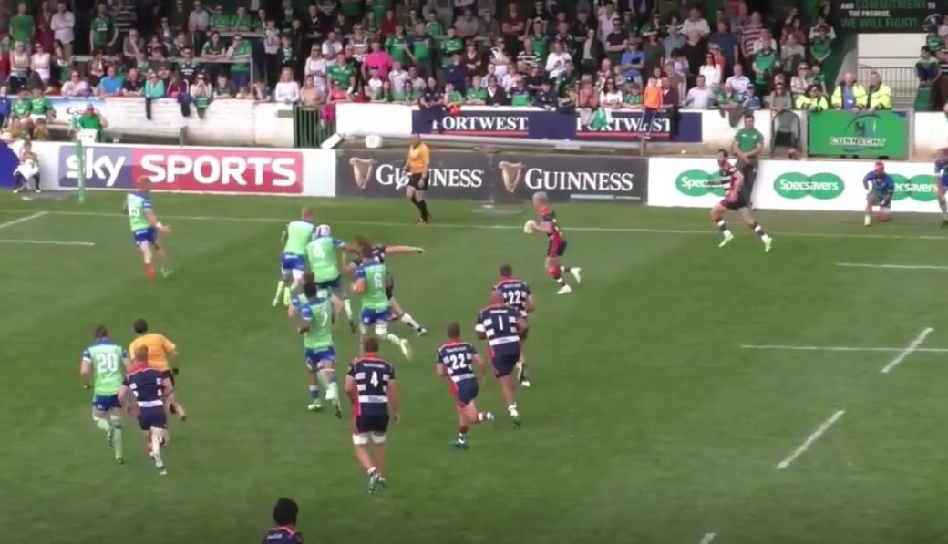 Connacht's defence gets shredded by England U18 tyro Matt Protheroe