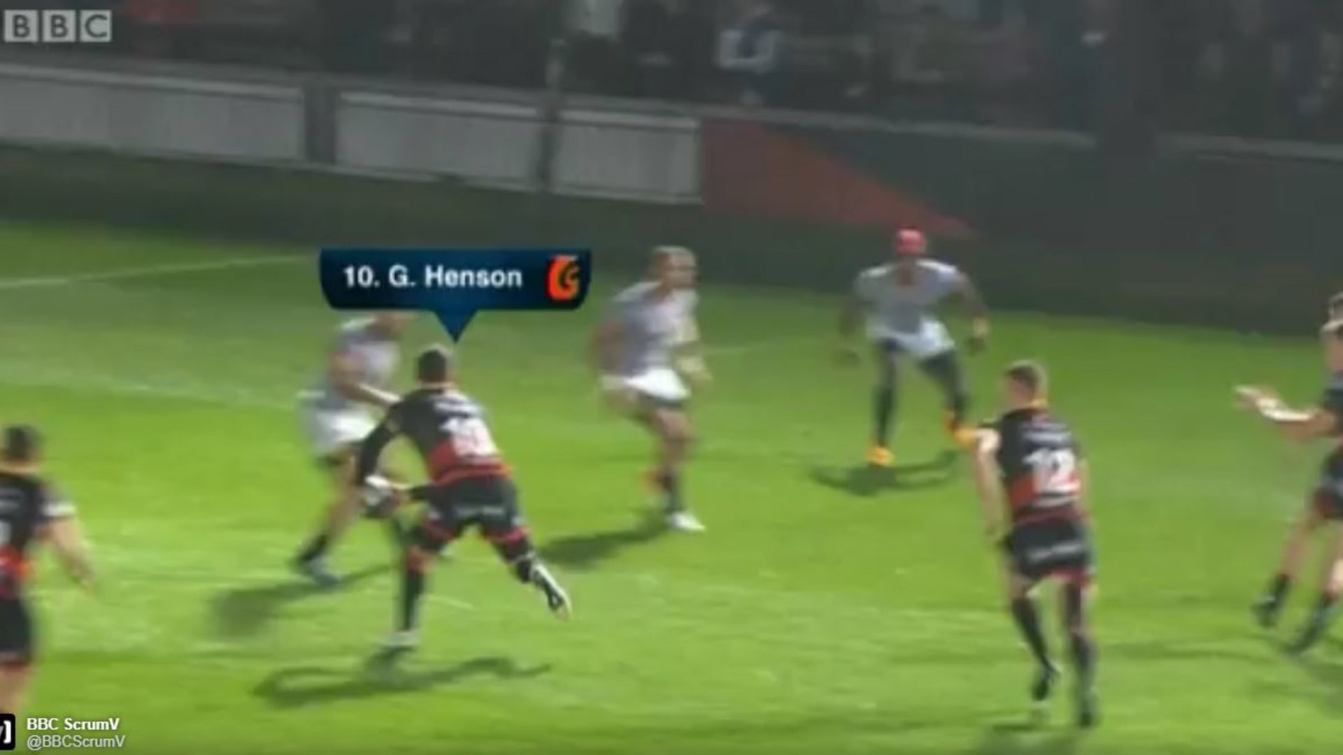 WATCH: Gavin Henson rolling back the years at Rodney Parade