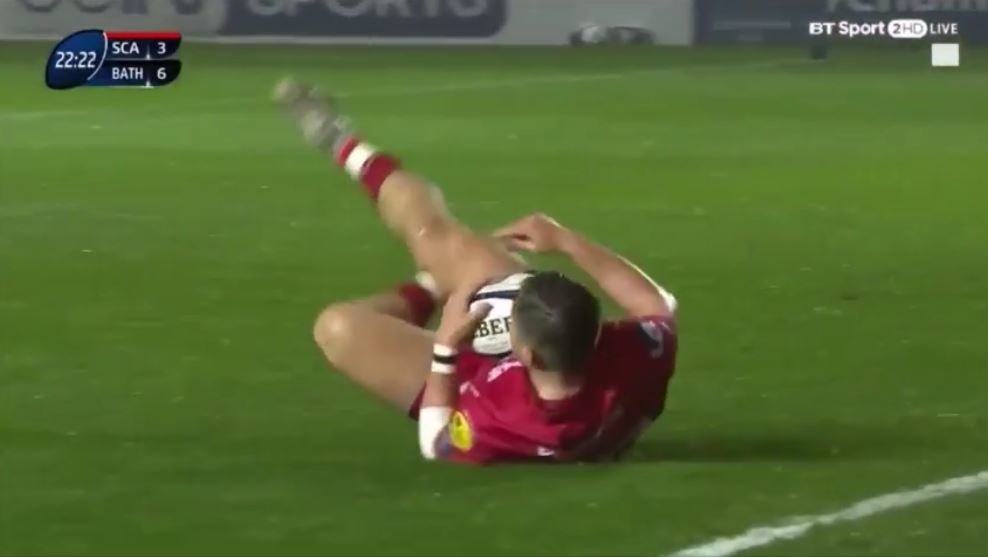 WATCH: Scarlets score scintillating try in the rain against Bath