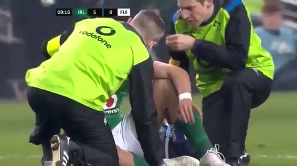 WATCH: Joey Carbery gets destroyed by Fiji's answer to Sonny Bill Williams
