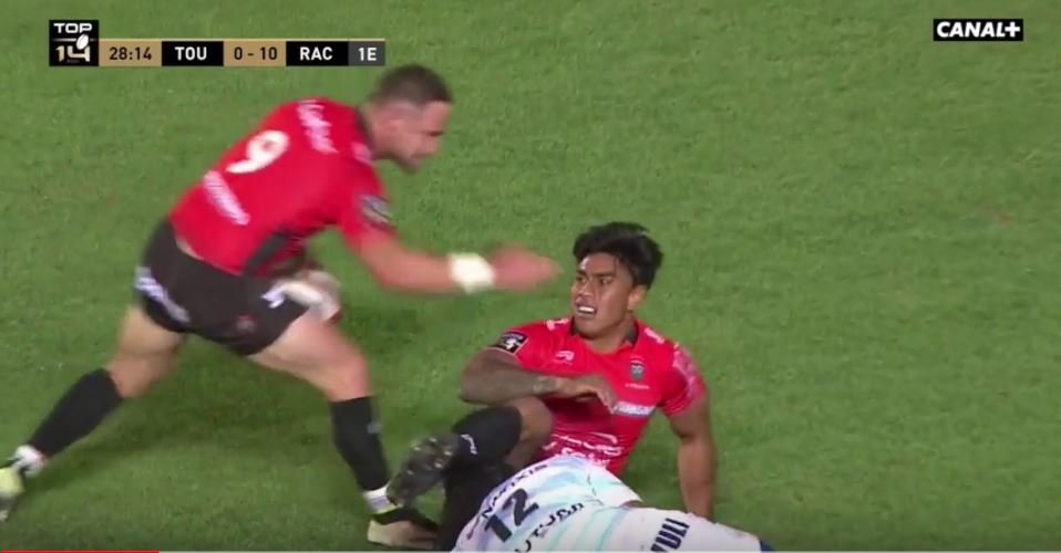 WATCH: Nonu watches as Fekitoa steps Rokococo for first Toulon try