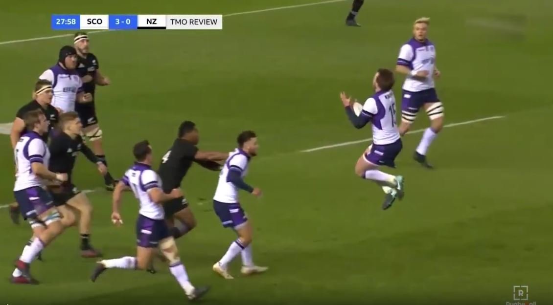 VIDEO: Bizarre TMO intervention saves Naholo from certain yellow/red