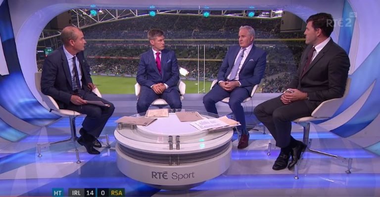 Irish TV pundits absolutely **** all over the Springboks performance ...