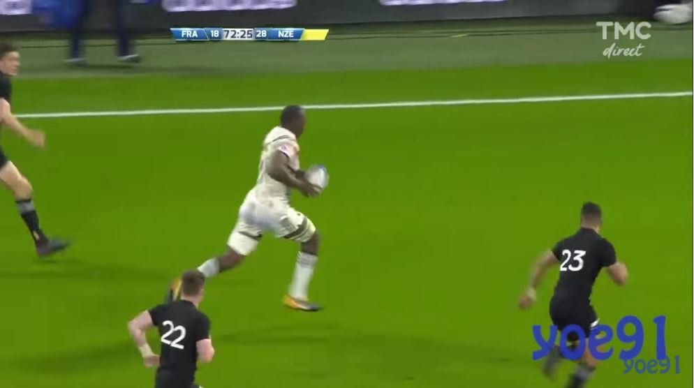 WATCH: The All Blacks simply couldn't contain Sekou Macalou