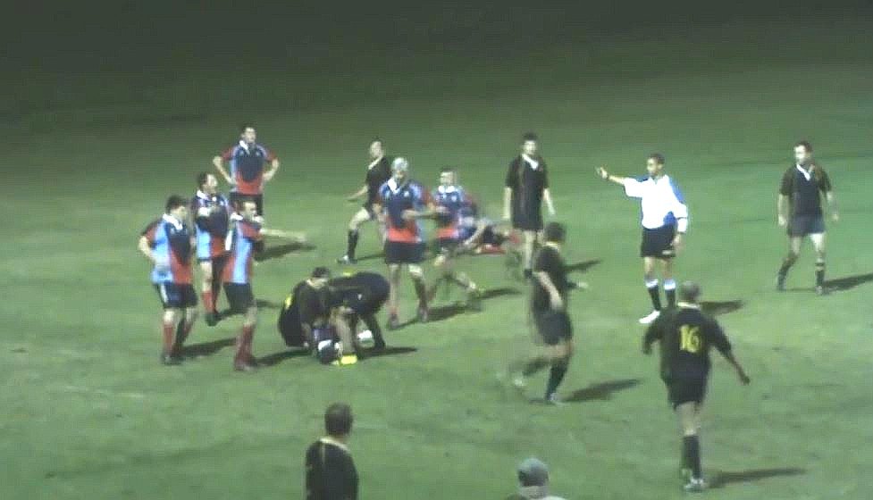 FOOTAGE: One of the most disgusting acts of foul you'll ever see on a rugby pitch