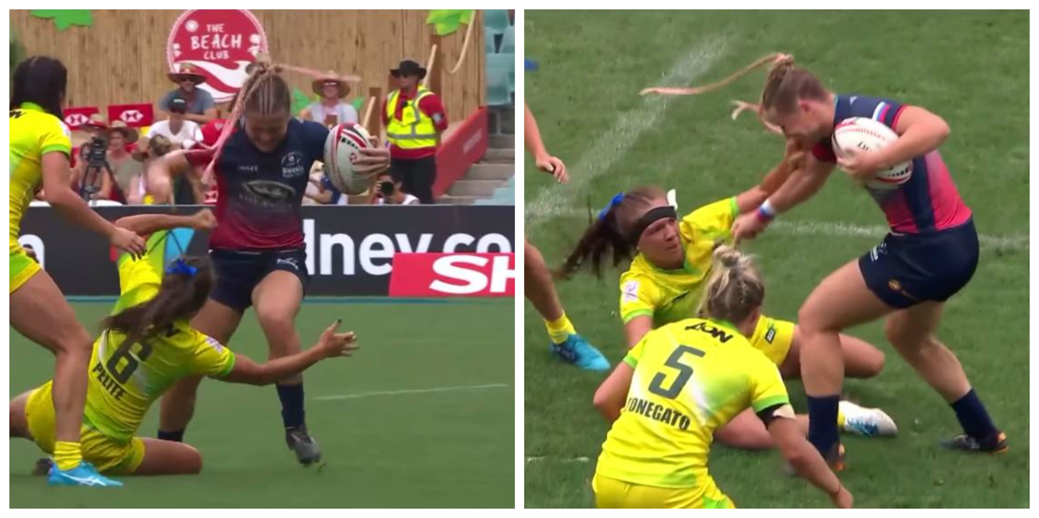 VIDEO: 8 game ban for this Russian 7s player's reckless use of the boot