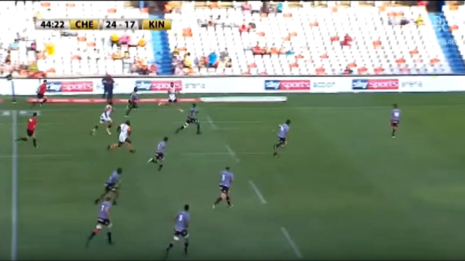 WATCH: 110kg Cheetahs loosehead 'Ox' shows serious wheels to get onto chip over the top