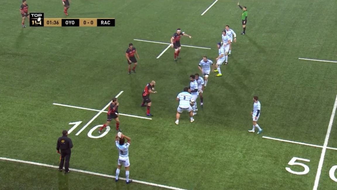 WATCH: Racing's interesting tactical response to Oyonnax refusal to contest lineout