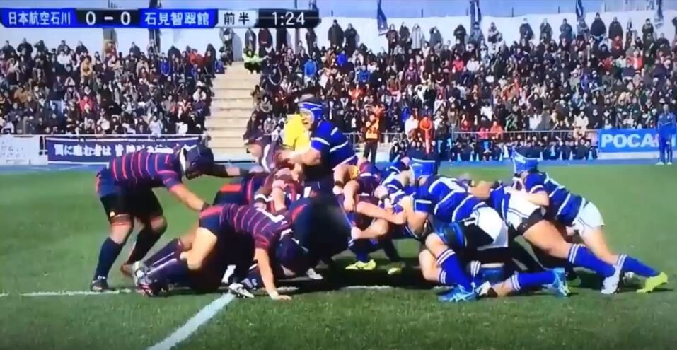 A monstrous No.8 is wreaking violent havoc in Japanese highschool rugby