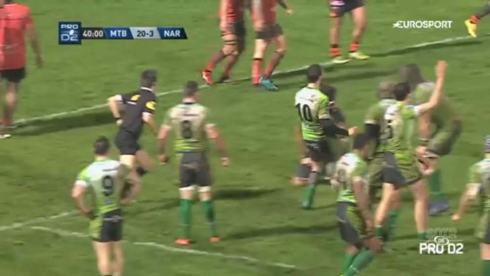 Joaquín Tuculet little brother scores 100 metre try in ProD2 that was pure opportunism