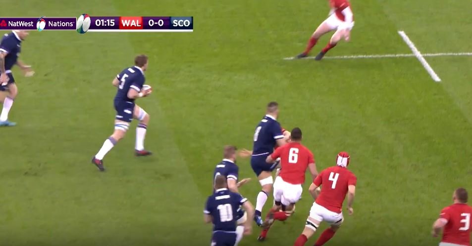 Apart from the match ending, this Jonny Gray break was Scotland's only ...