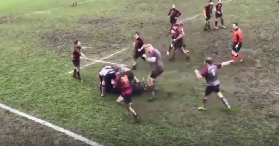 VIDEO: Lock demonstrates the famous 'Tony Buckley' ruck clearing method