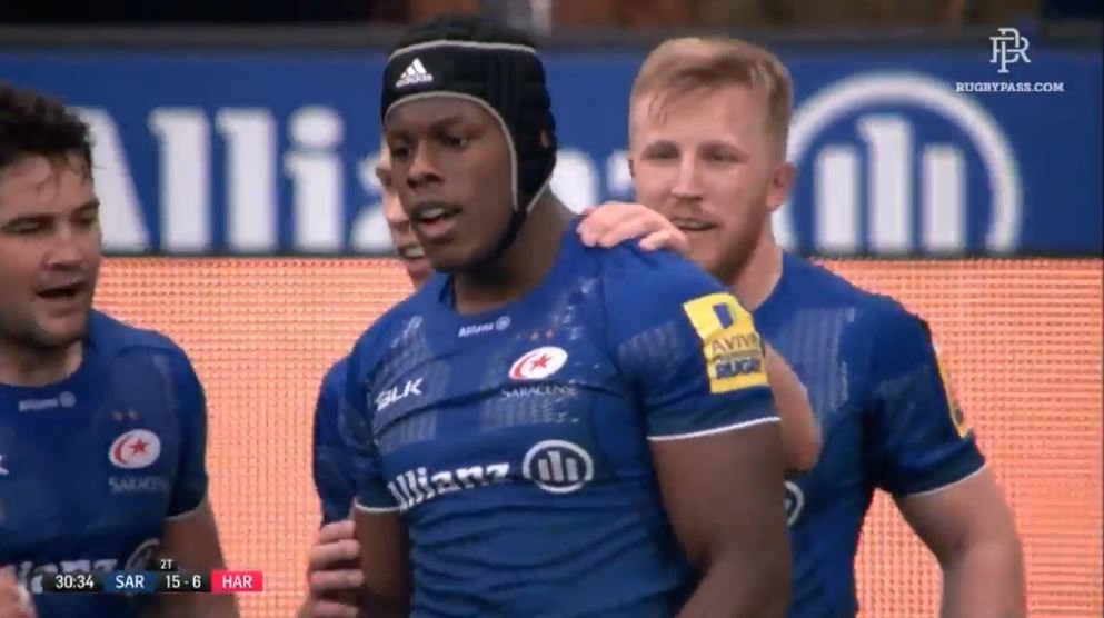 VIDEO: Maro Itoje sends message to critics with pointed try celebration ...