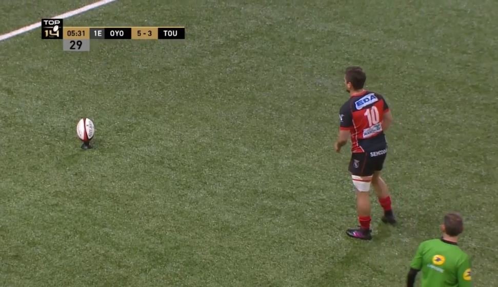 VIDEO: Tuisova told off for tackling the kicker at a conversion