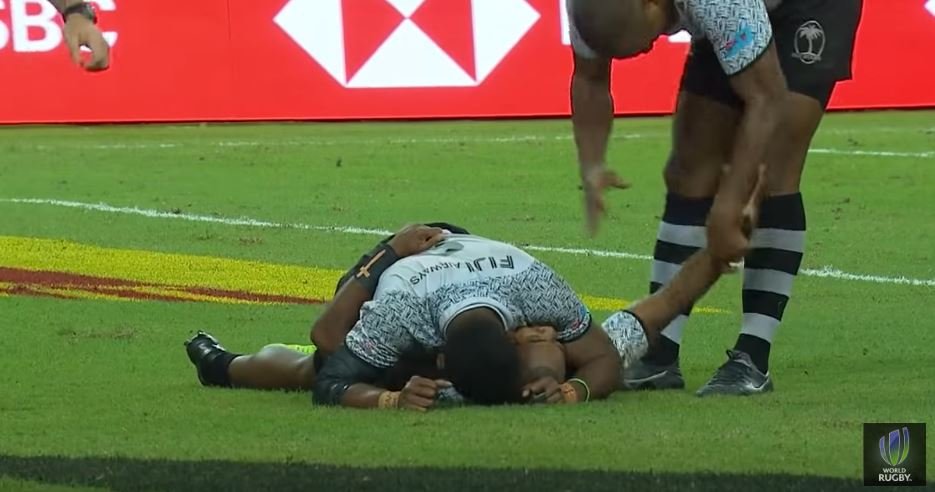 WATCH: Fiji's Naduva's tournament clinching try to Titanic music makes perfect sense