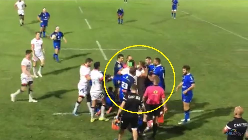 RED CARD X2: Chris Ashton and Rory Kocket sent off for punch-up in 'friendly'