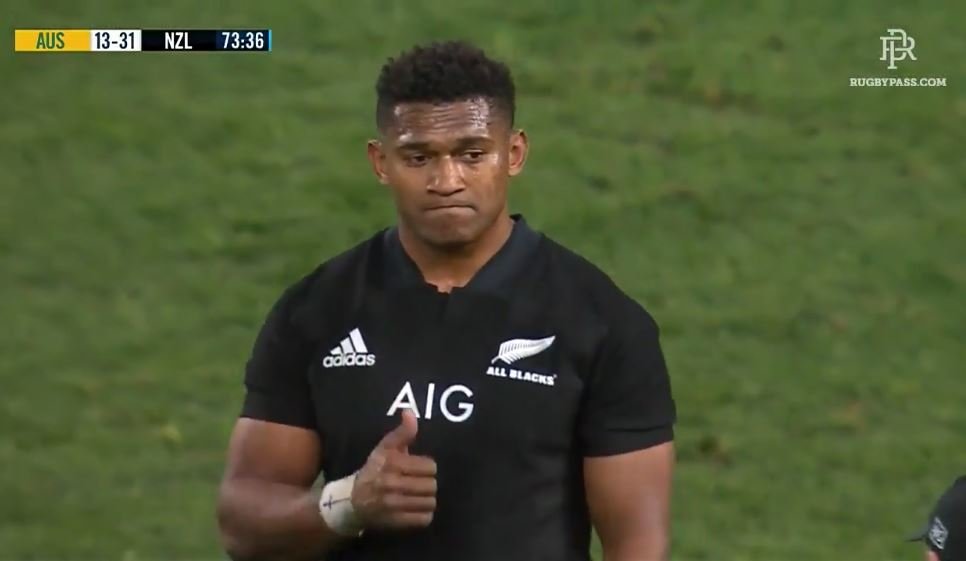 FOOTAGE: Replay clearly shows Naholo was offside for 72nd minute try