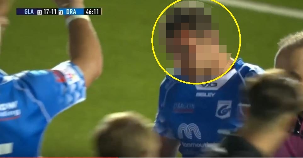 FOOTAGE: The sickening moment Dragons' player destroys own face on artificial pitch