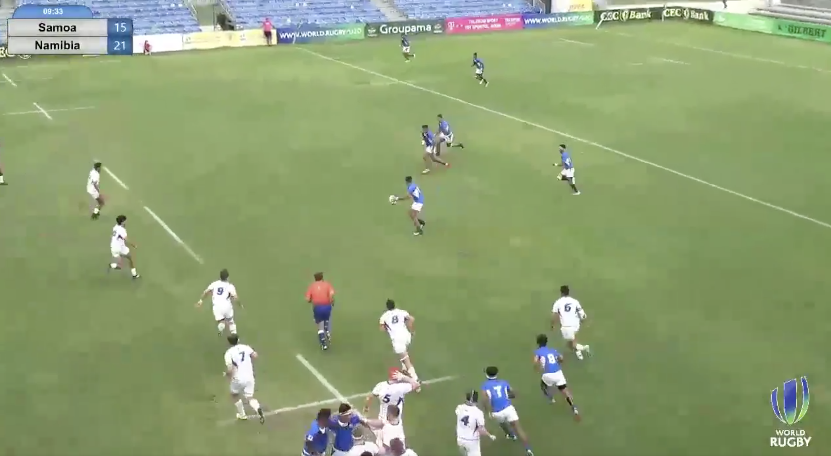 WATCH: Samoa Under 20's go FULL HORRIBLE with a set piece move that rightly receives rapturous applause