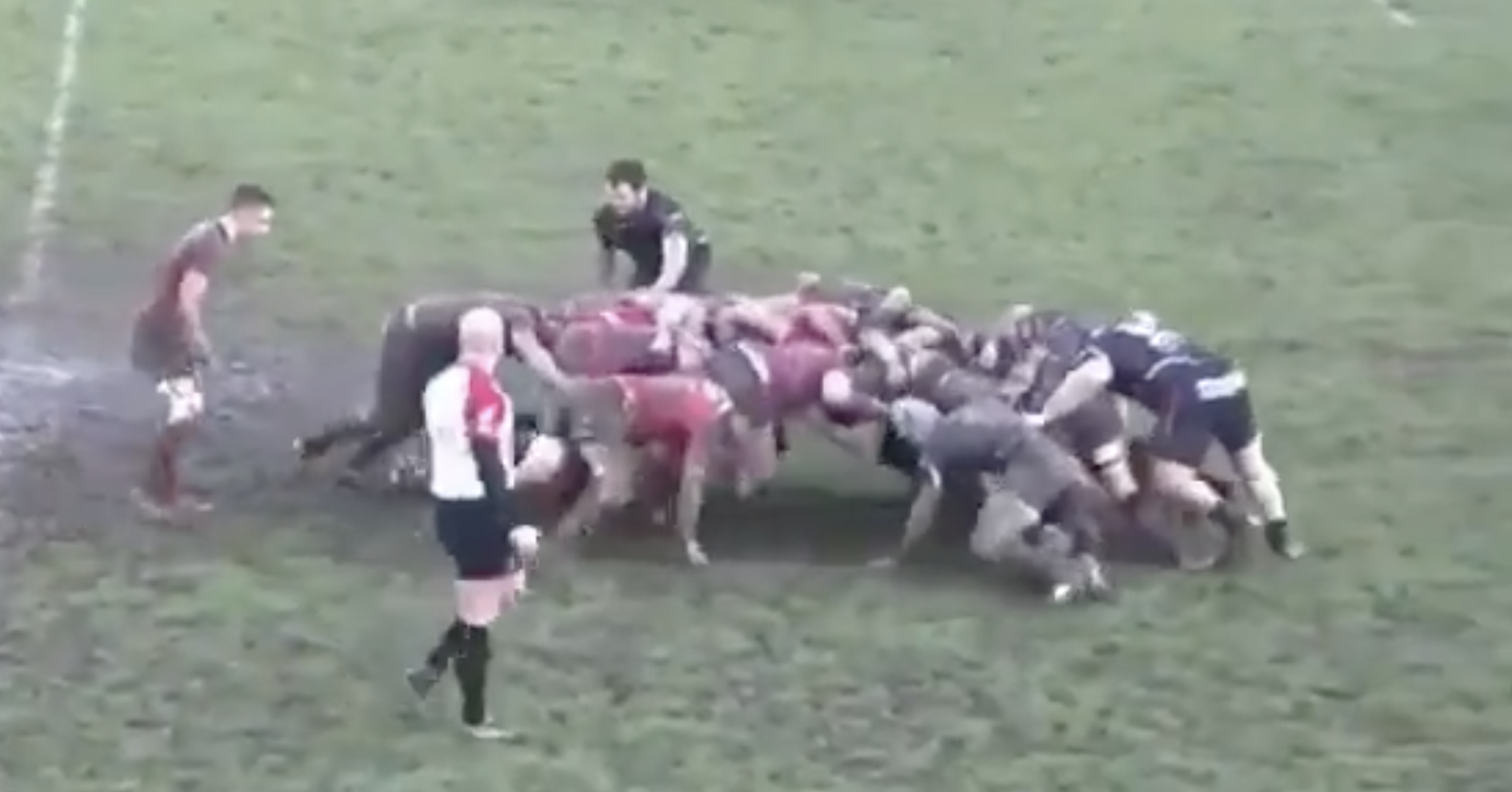 WATCH: Moment scrum moonwalks backwards after being totally and utterly dominated