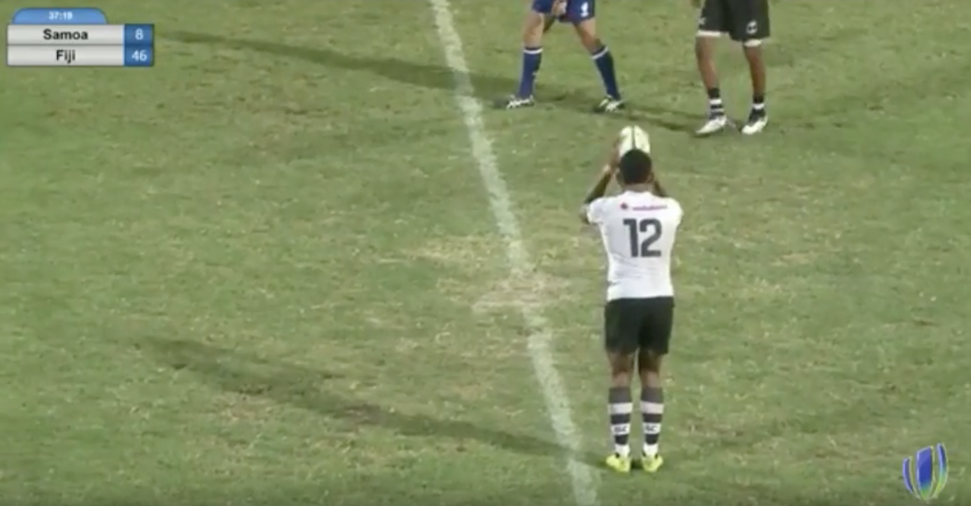 VIDEO: Fijian Under 20’s player reveals swan-like reflexes to score directly off the restart