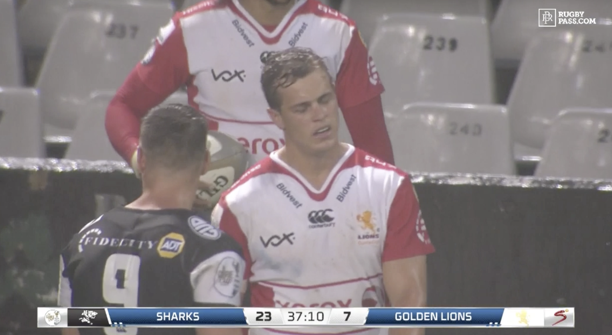 WATCH: Comedy of errors as Golden Lions player slices the ball back past his own dead ball line