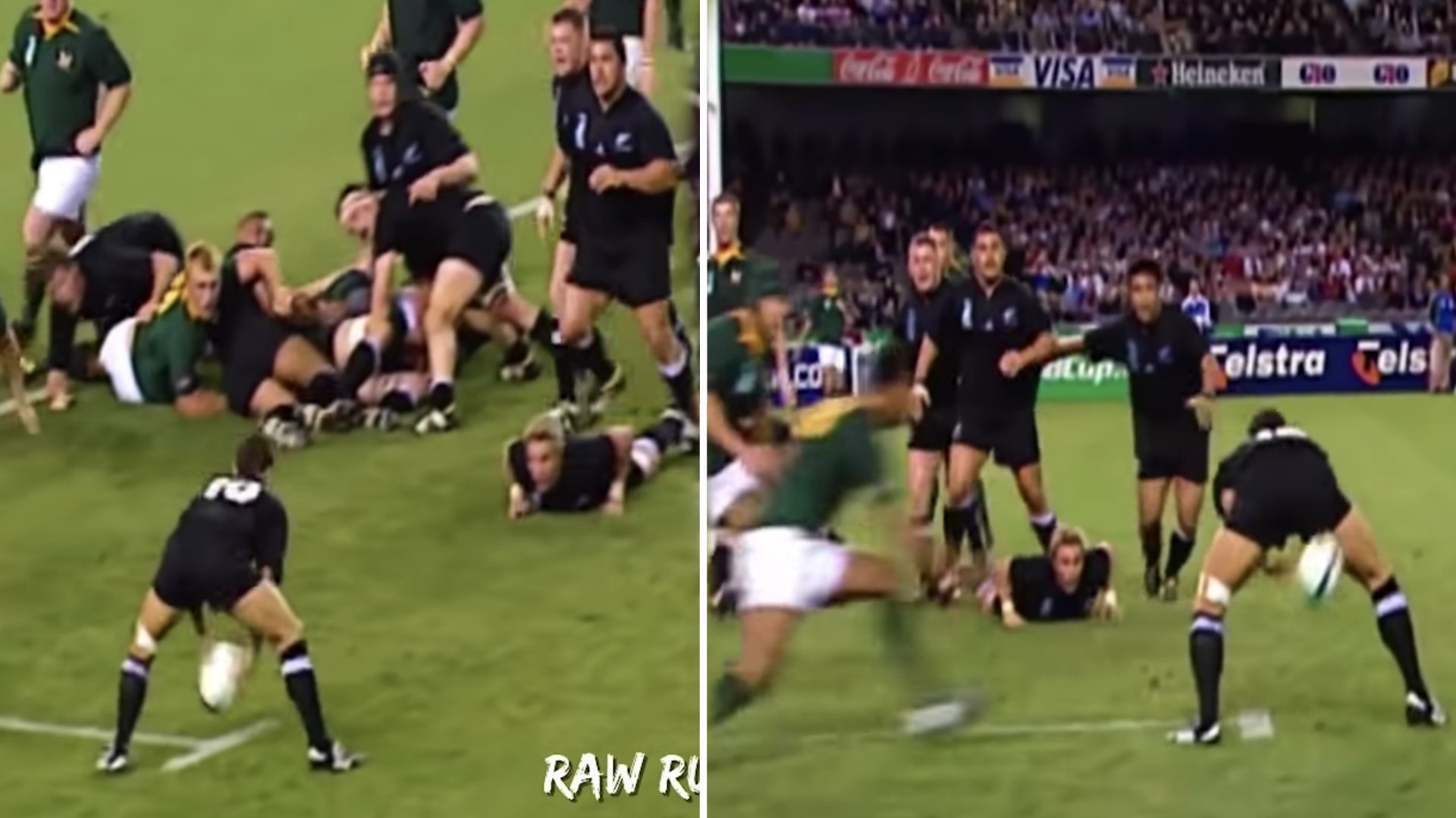 RAW RUGBY: A video has been made on the best "through the leg" passes ever and you will have to watch it alone