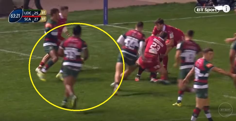 FOOTAGE: Manu Tuilagi proves an unstoppable force from 5 metres out