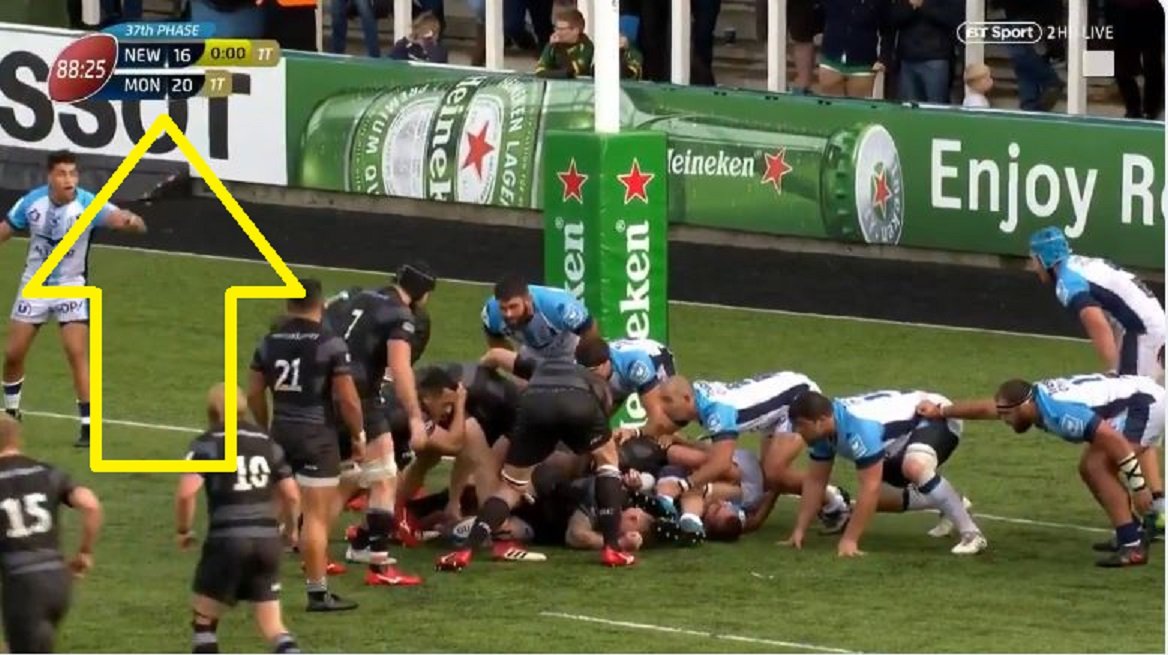 VIDEO: Final whistle scenes as Newcastle beat Montpellierafter 39 phases in the 88th minute