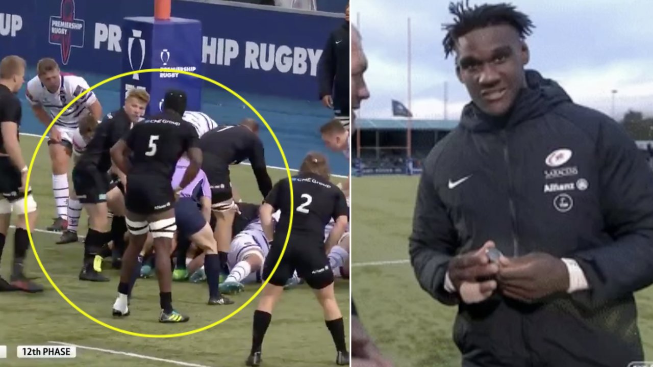WATCH: 19-year-old Saracens lock has everyone talking with his Man of the Match performance