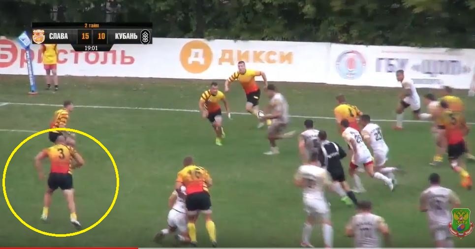LEAKED: Russian tighthead prop hits, gets to feet and repeats...all in just 7 seconds