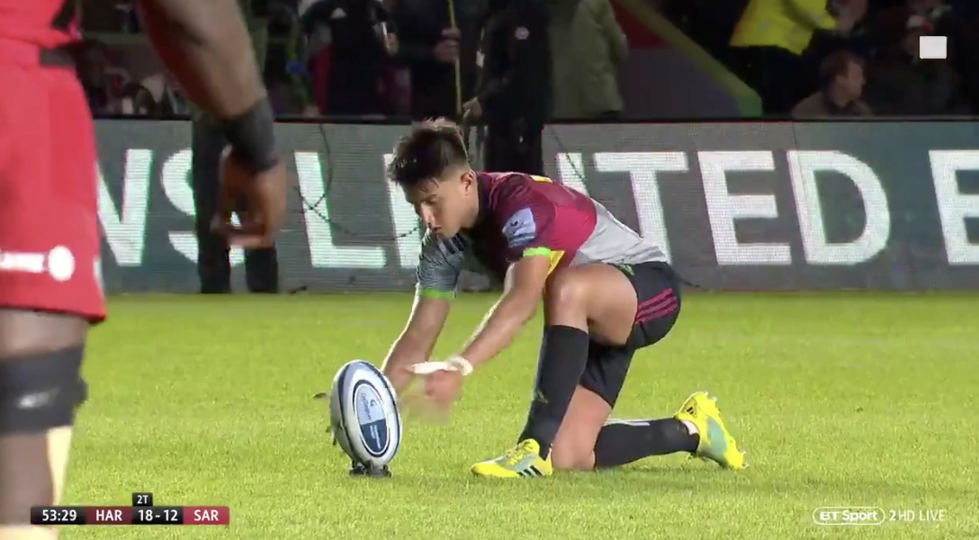 VIDEO: Marcus Smith and Marchant use penalty trick wizardry to score a try that you'll have never seen before
