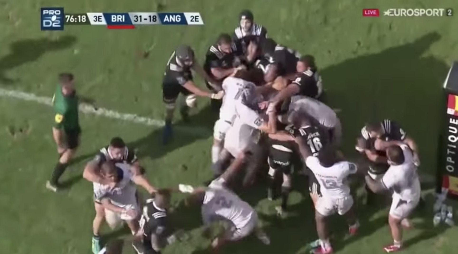 WATCH: ANOTHER 20-man brawl breaks out in the French second league