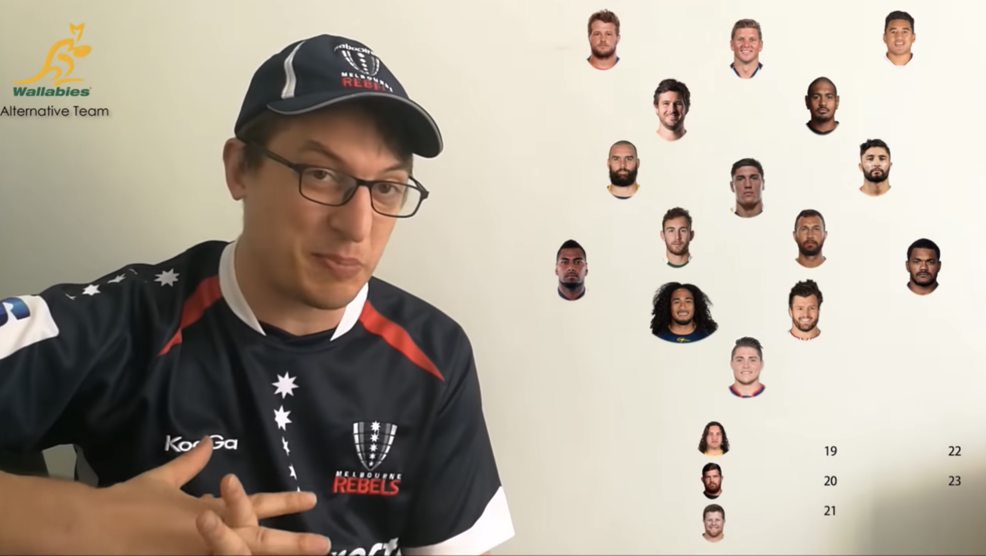 VIDEO: Australian fan picks an "Alternative" team to Michael Cheika - and it could win the World Cup