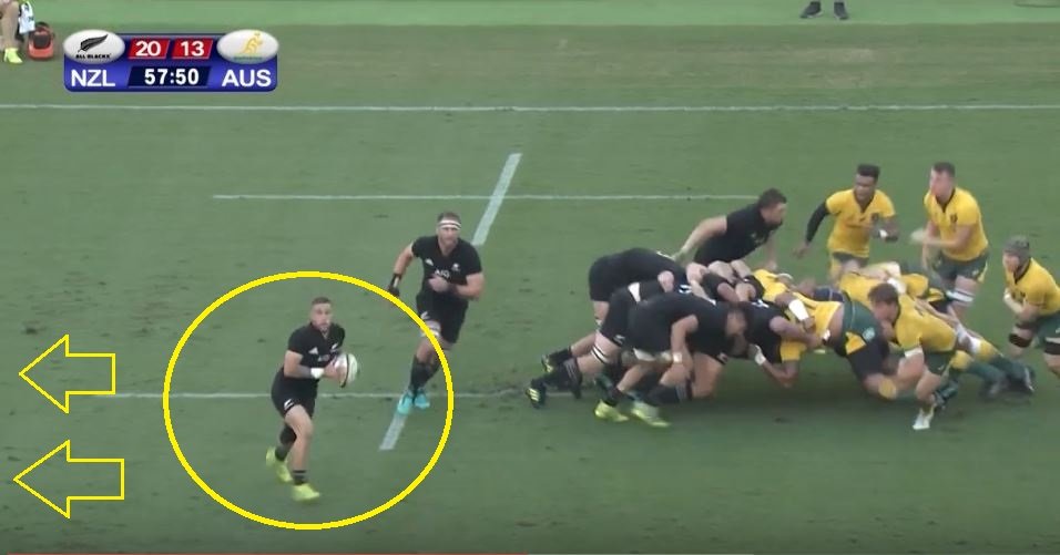 FOOTAGE: Barrett starts and finishes simple but devastating set piece move
