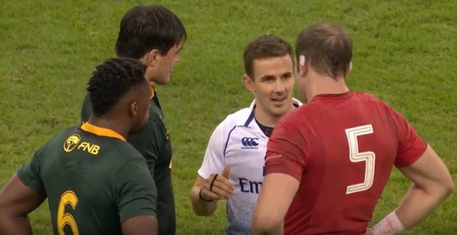 FOOTAGE: Ref Luke Pearce proves he's the English Nigel Owens by verbally castrating multiple players