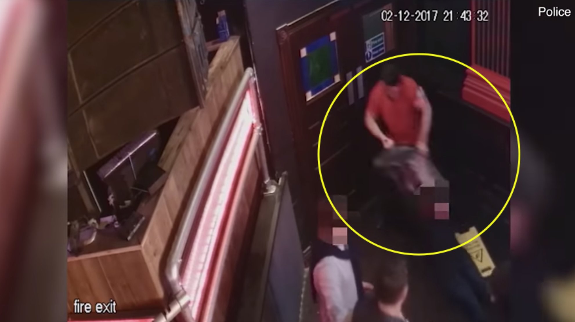 FOOTAGE: CCTV visuals show Shane Williams' attack in Cardiff bar