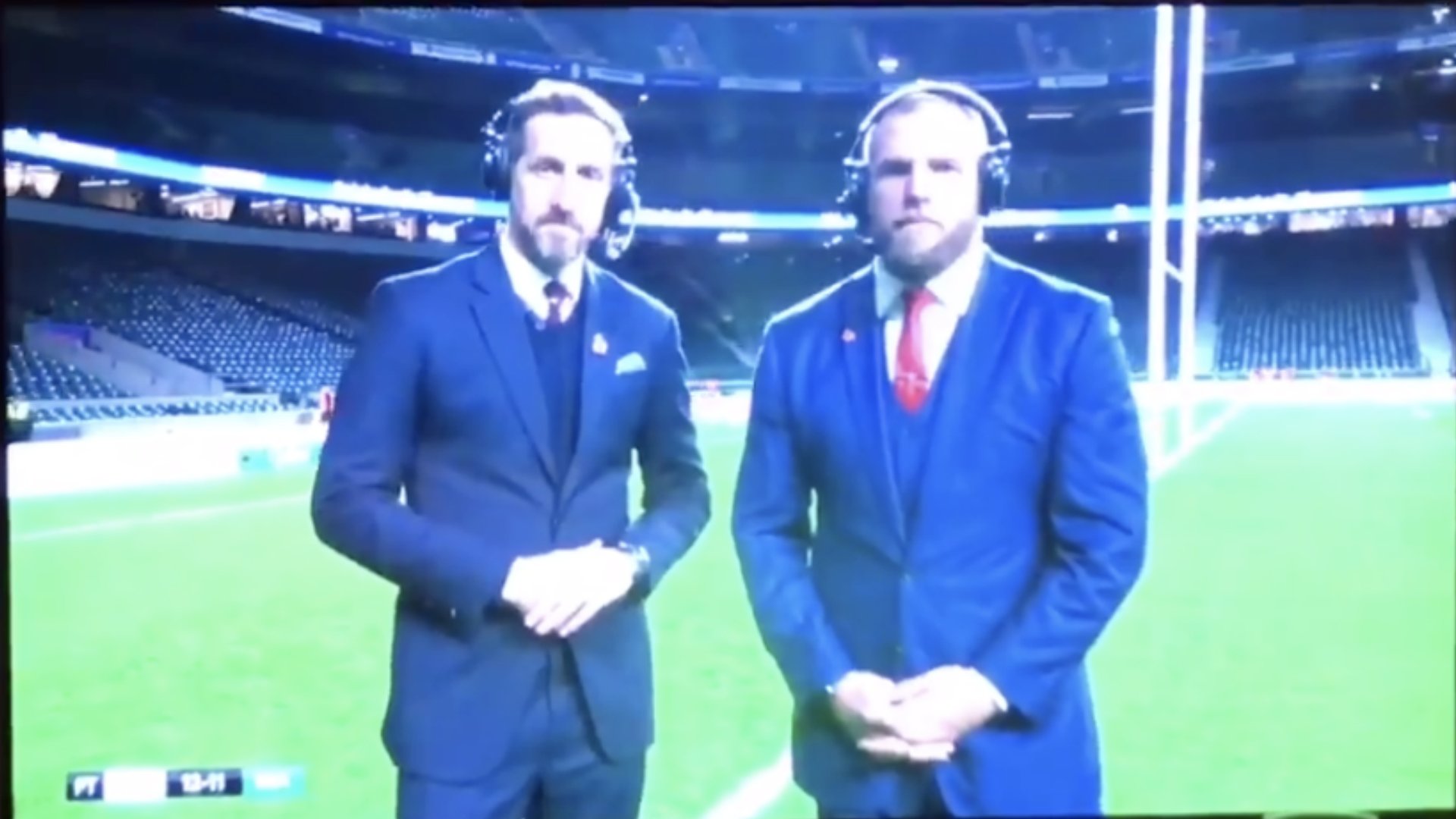 VIDEO: James Haskell appears to be drunk in post match analysis interview