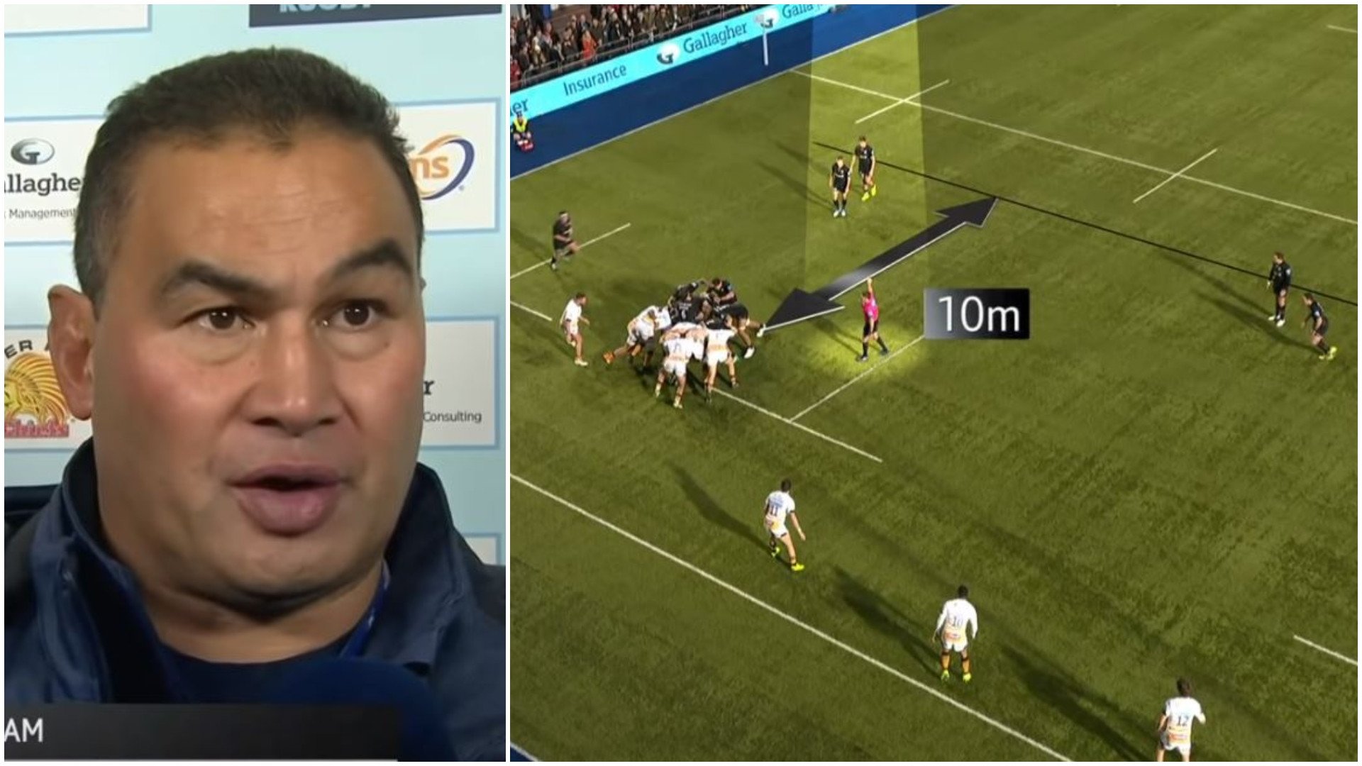 FOOTAGE: Why Pat Lam is furious that refs are ignoring Law 18.35 and 18.36 explained