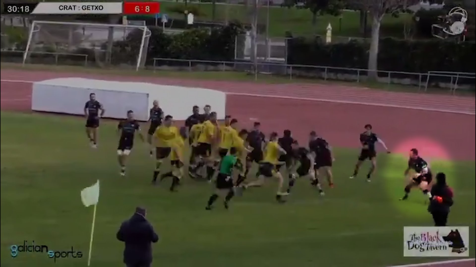 WATCH: Rogue ref who answers to no one awards try one metre from the try line