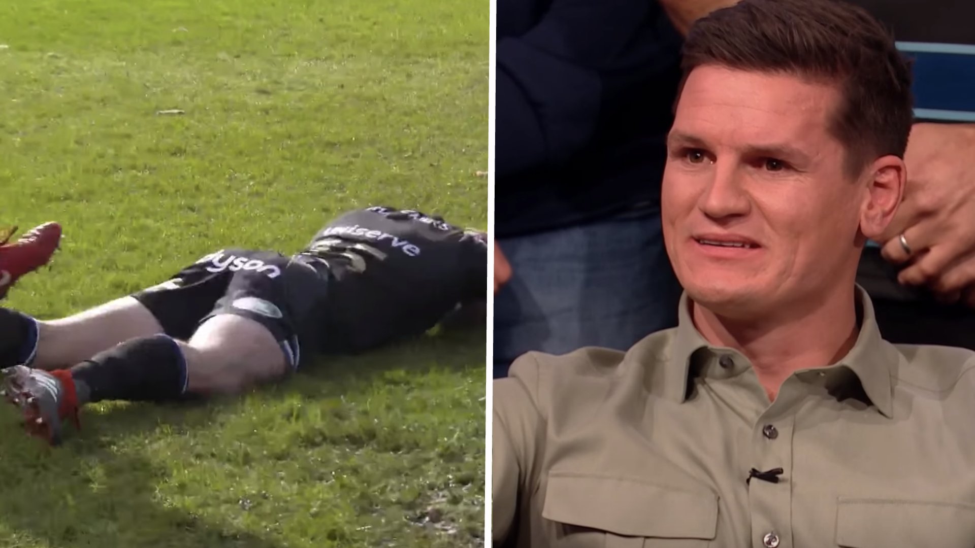 VIDEO: Freddie Burns watches THAT drop he made for the first time in front of a studio audience