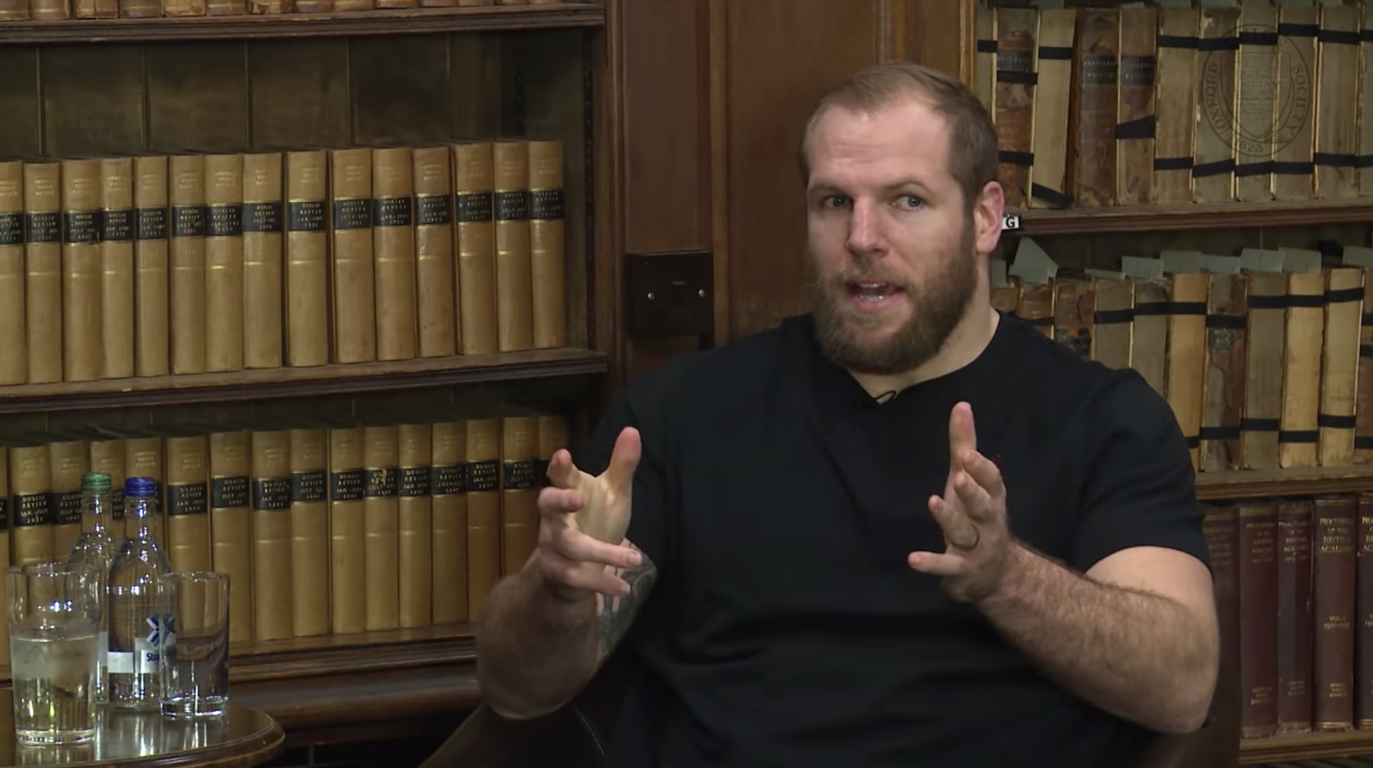 WATCH: James Haskell brilliantly describes how Rugby players can't be themselves in front of the media anymore