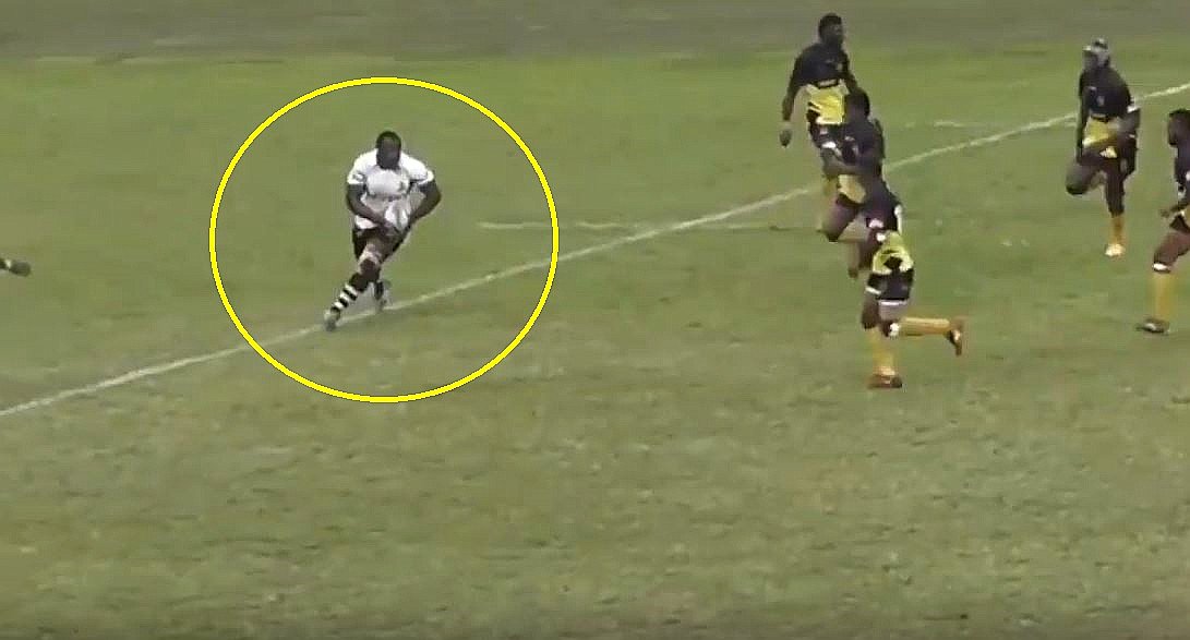 FOOTAGE: Fiji's Peni Ravai is the most athletic prop in world rugby