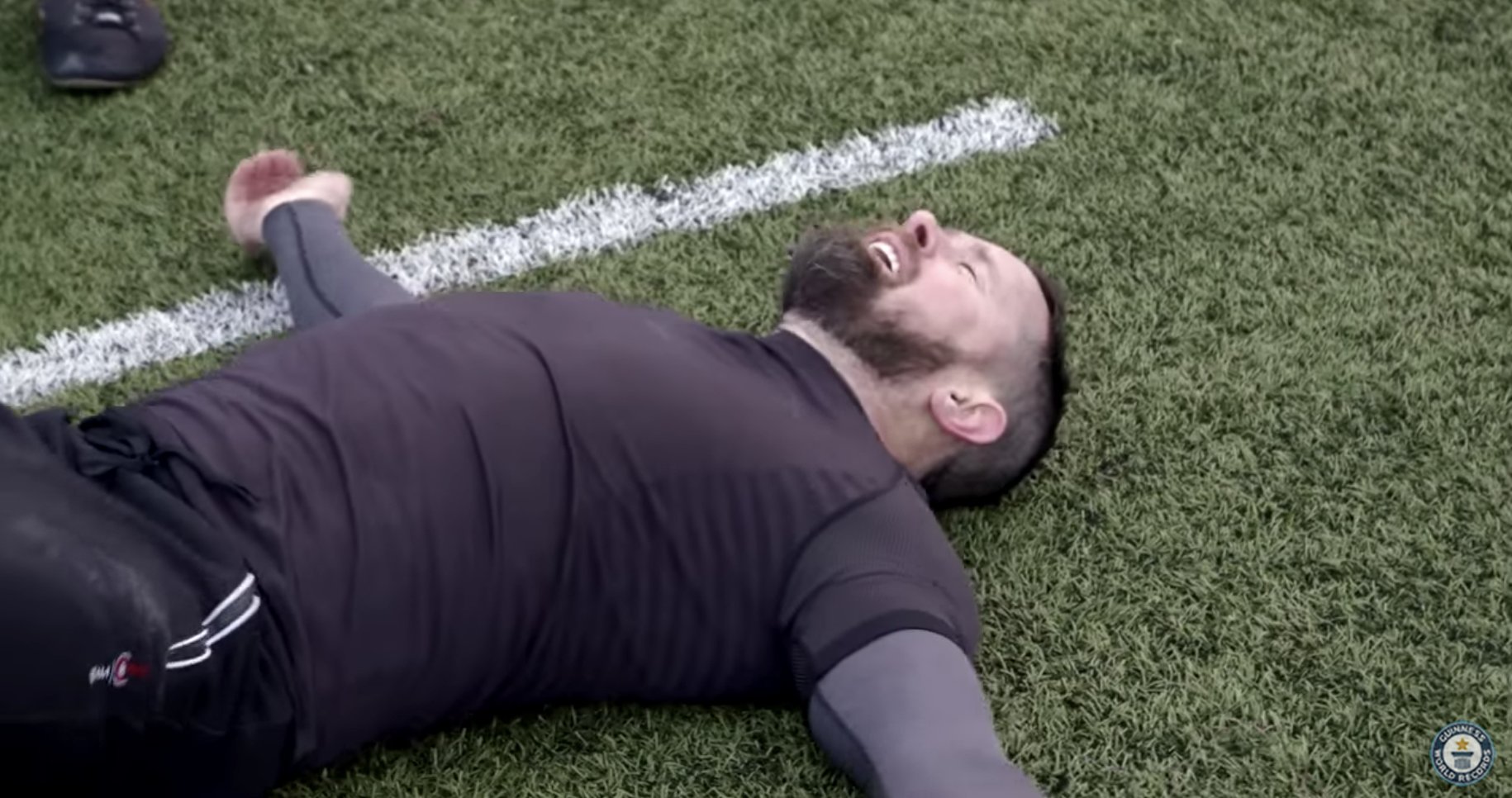 WATCH: Shane Williams has completed the World Record for most tackles in one minute