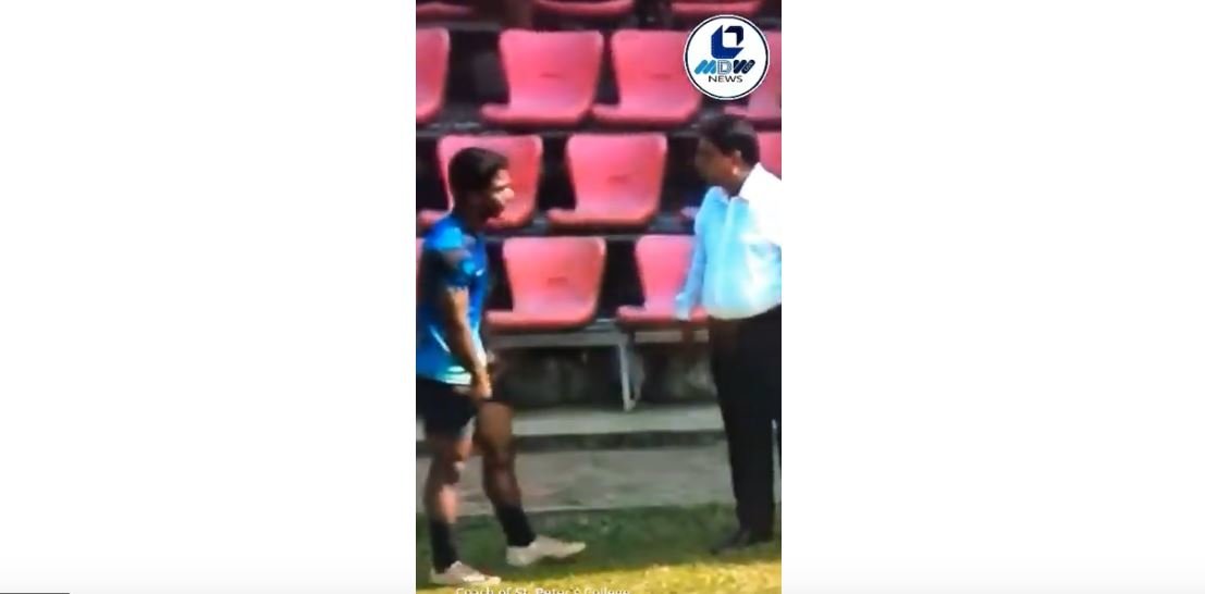 WATCH: Coach slaps schoolboy player several times in view of crowd