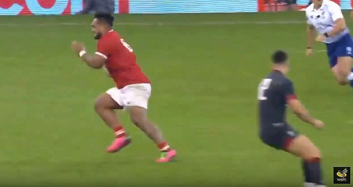FOOTAGE: The devastating prospect that is Wasps new No.8 - Sione Vailanu
