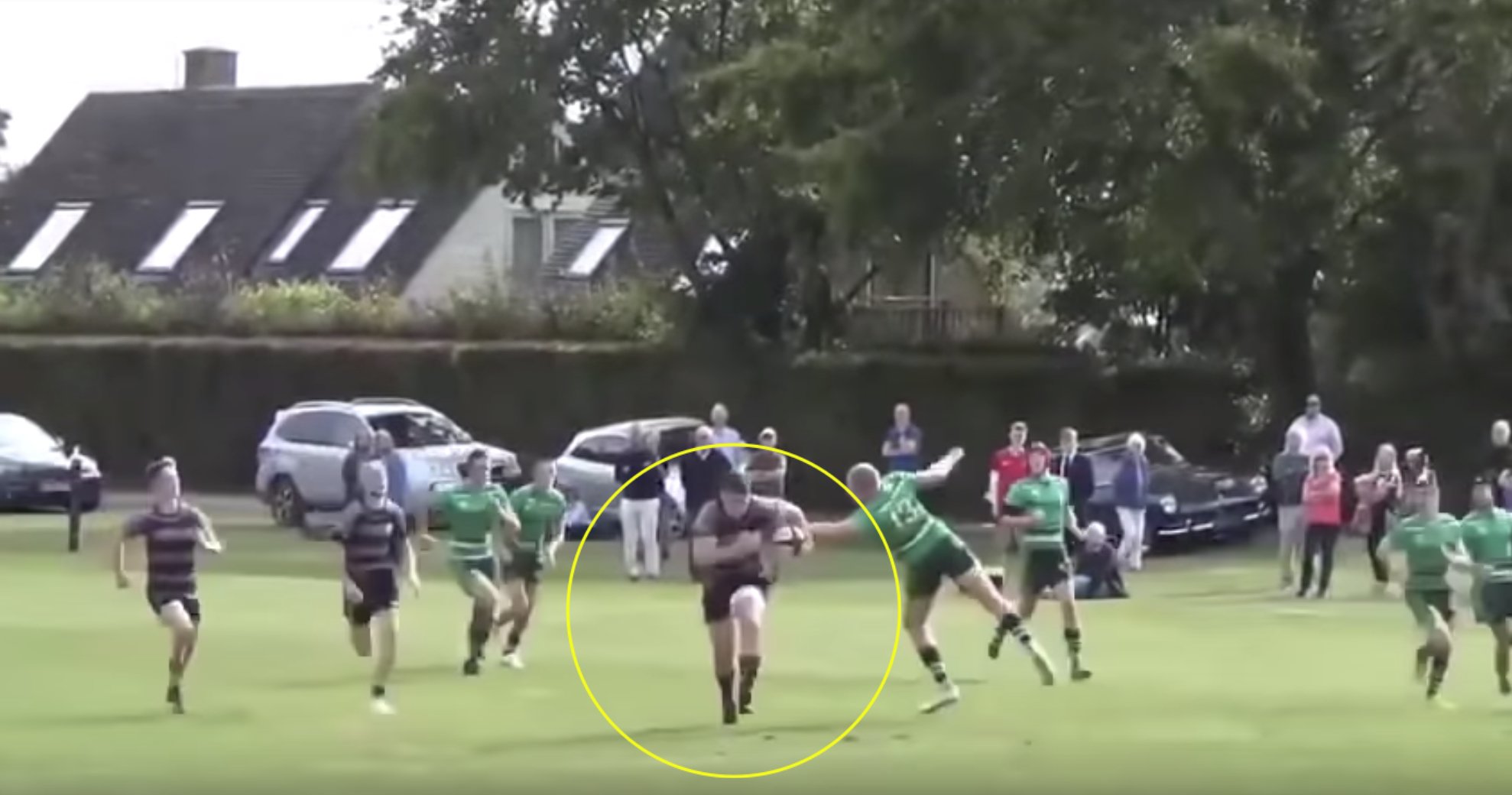 WATCH: Seriously impressive highlight reel drops on 18-year-old England hooker who's built like a centre