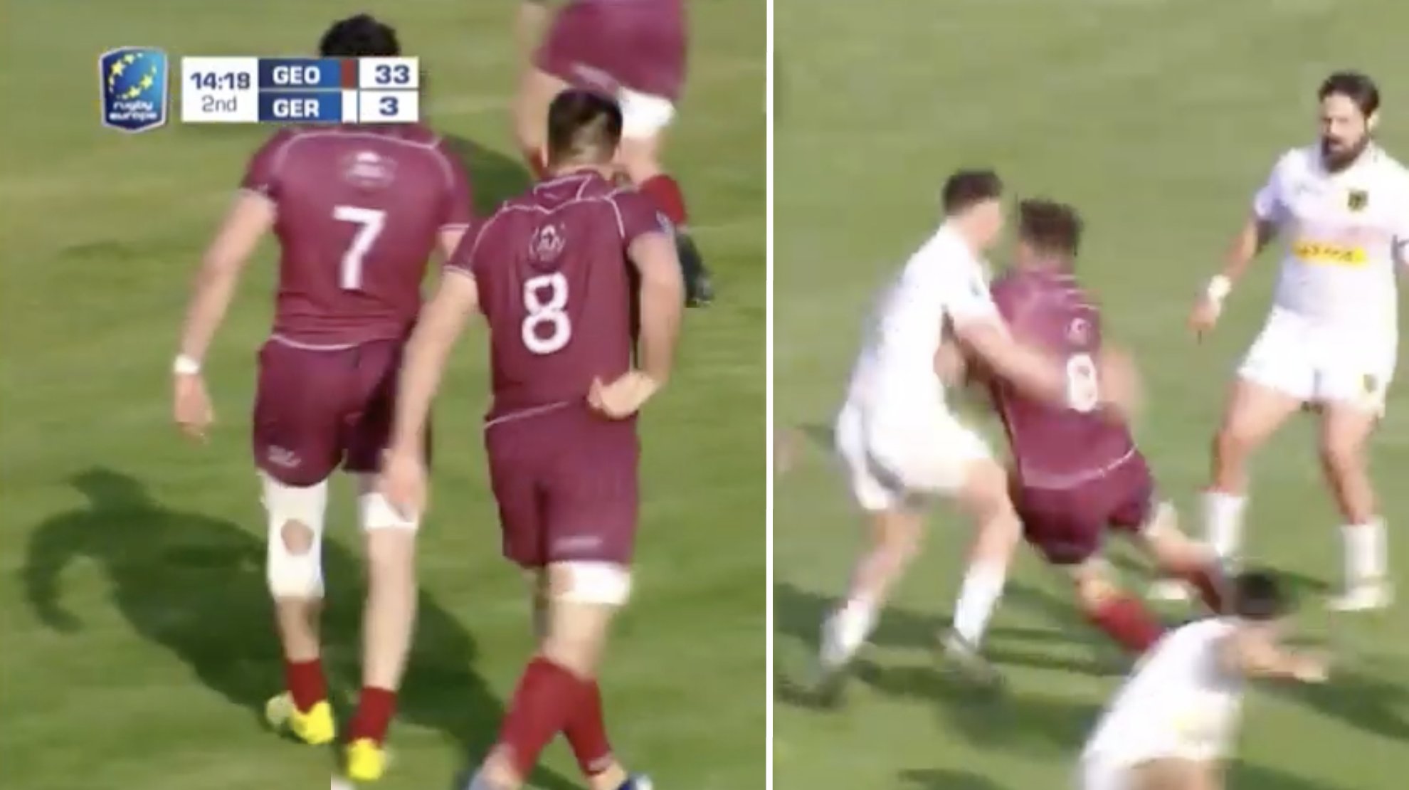 WATCH: The heir to Mamuka Gorgodze is terrifyingly strong in bull-like charge
